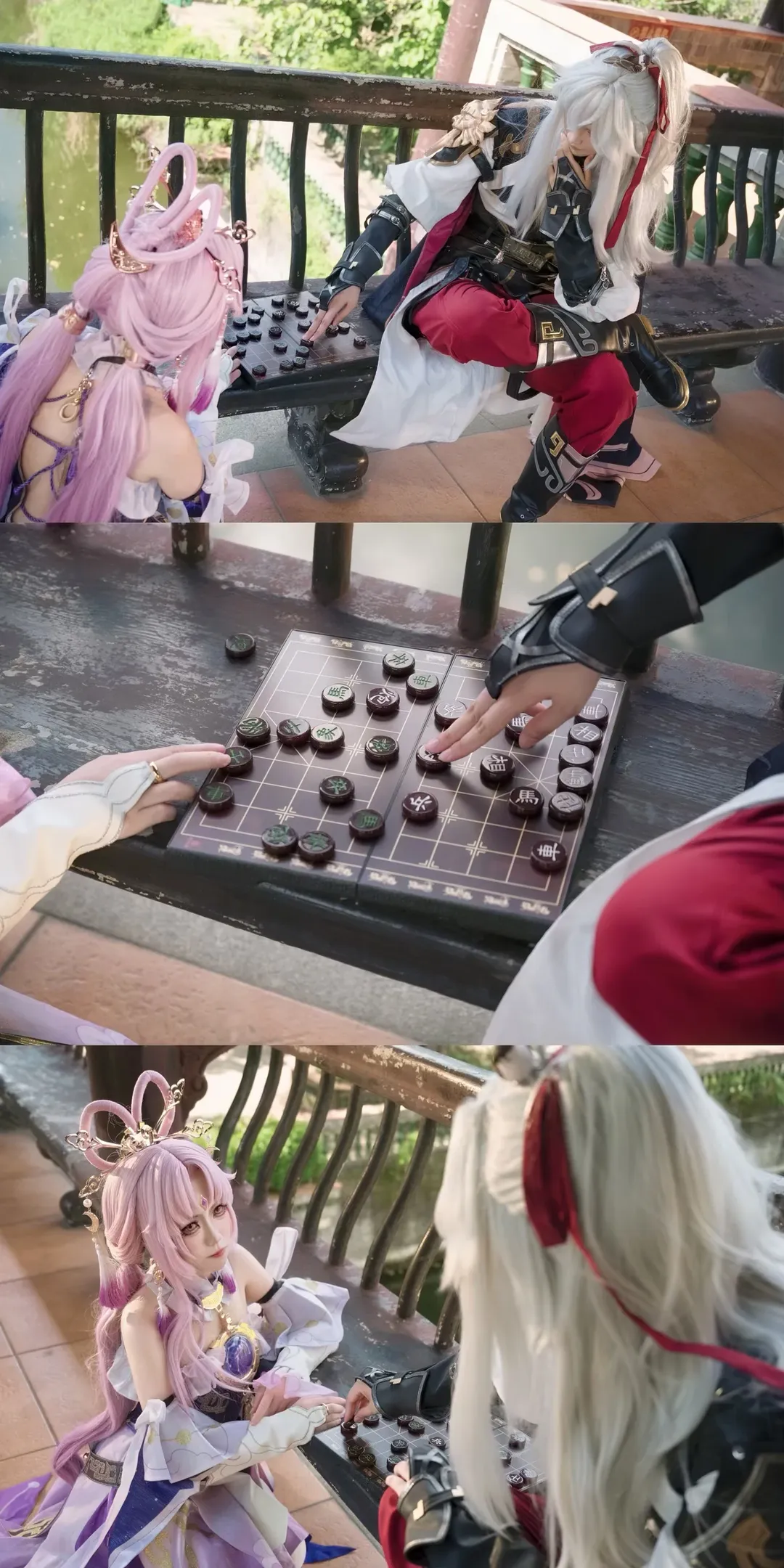 コスプレ, 崩壊：スターレイル, 符玄コスプレ, 白ストッキング, 景元 コスプレ - 3枚目