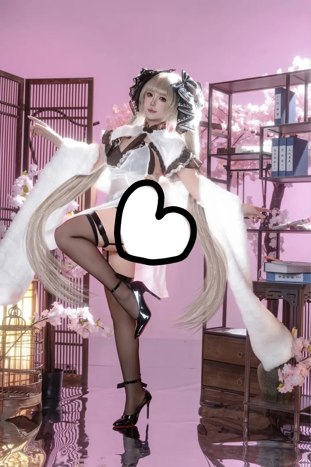 二次元, 碧蓝航线, 可畏cos, 黑丝, 旗袍cosplay - 第8张