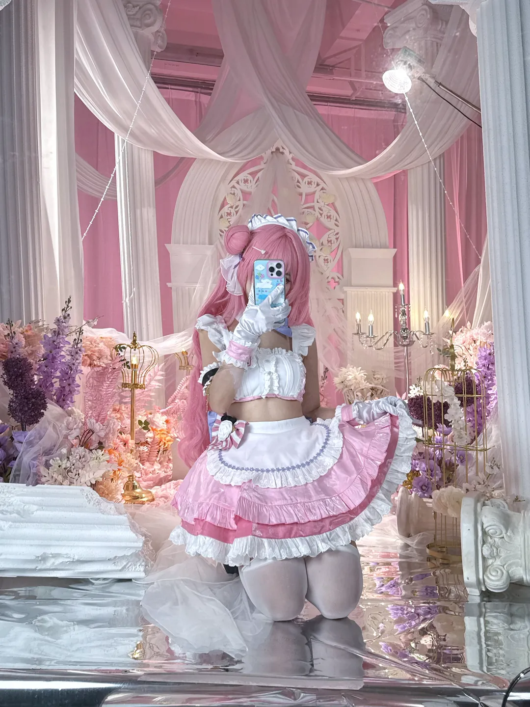 二次元少女, cosplay分享, Nikke胜利女神, 桃乐丝cos, 桃乐丝女仆 - 第1张