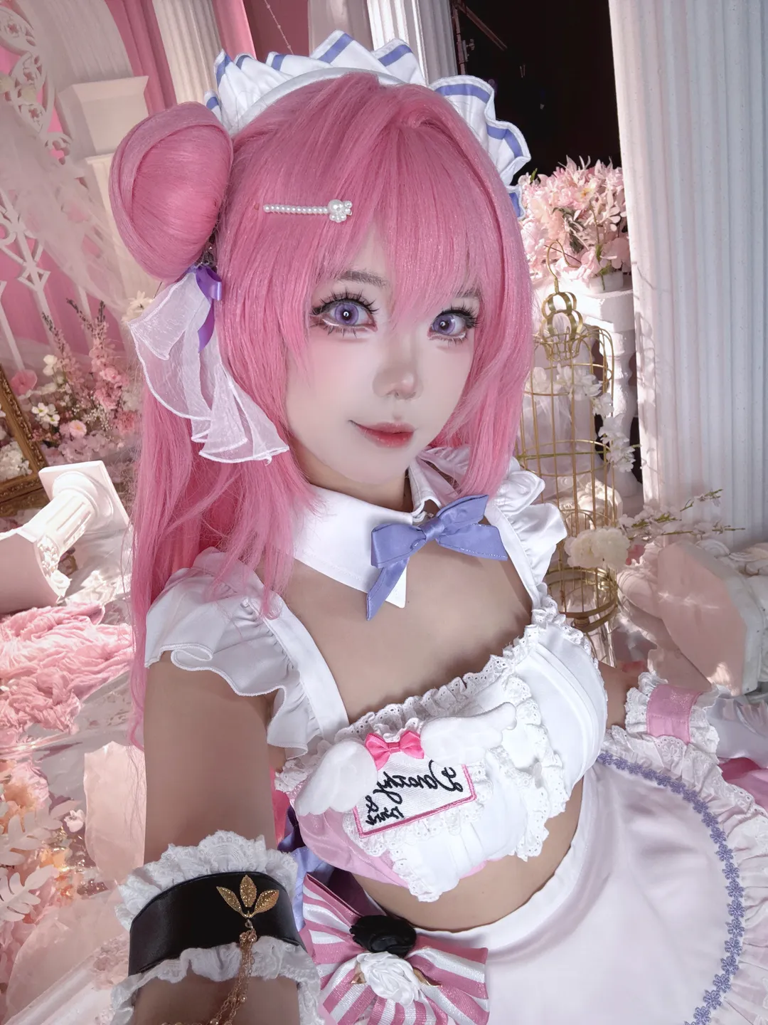 二次元少女, cosplay分享, Nikke胜利女神, 桃乐丝cos, 桃乐丝女仆 - 第2张