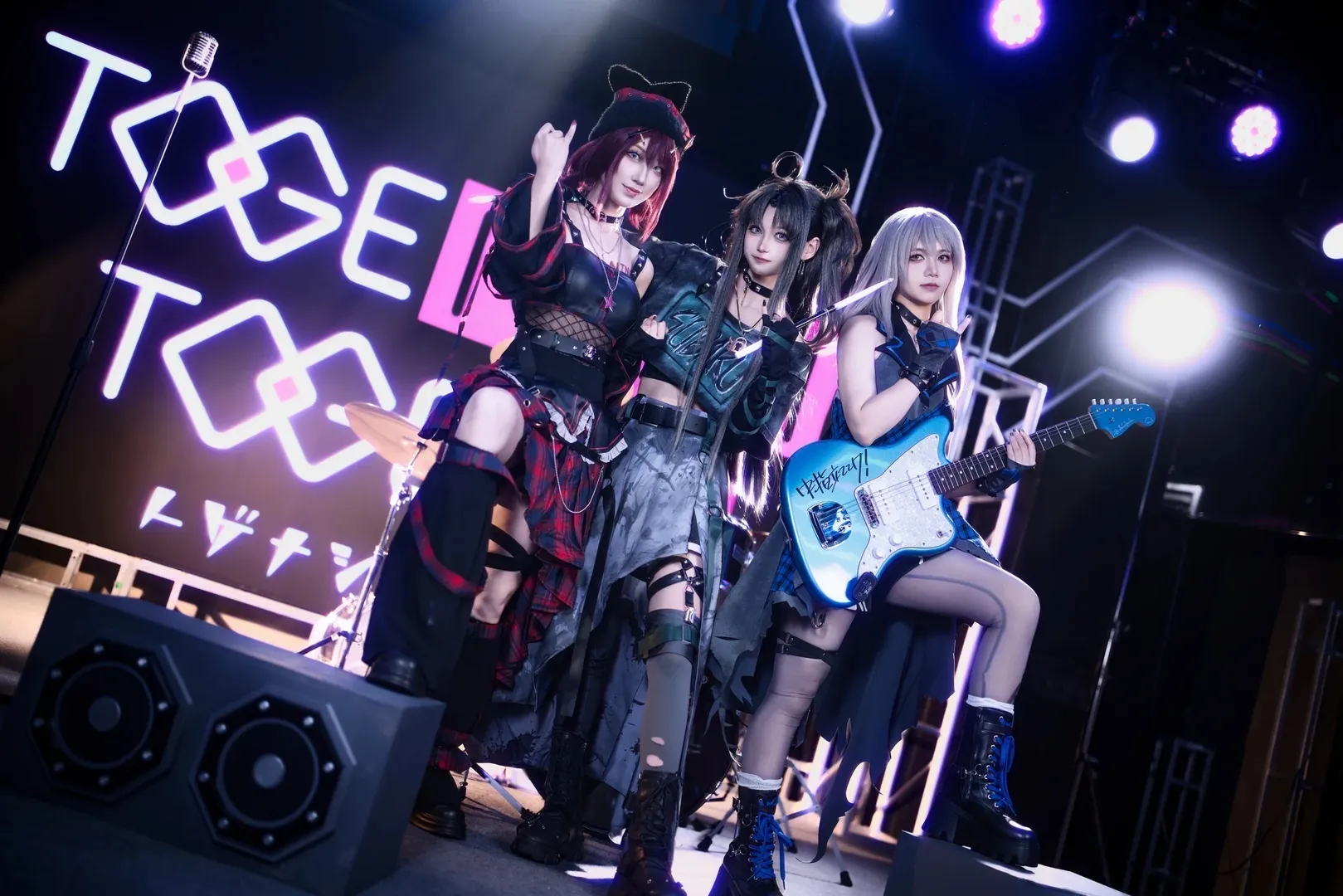 黑丝, 哭泣少女乐队, 舞台cosplay, 海老冢智cos, 井芹仁菜 - 第2张