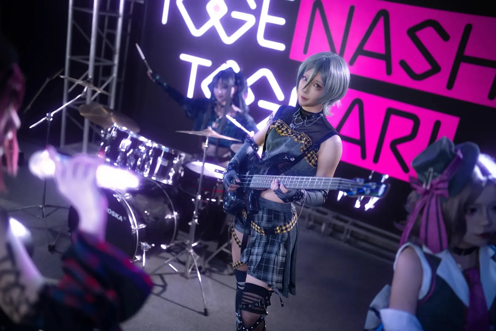 黑丝, 哭泣少女乐队, 舞台cosplay, 海老冢智cos, 井芹仁菜 - 第7张