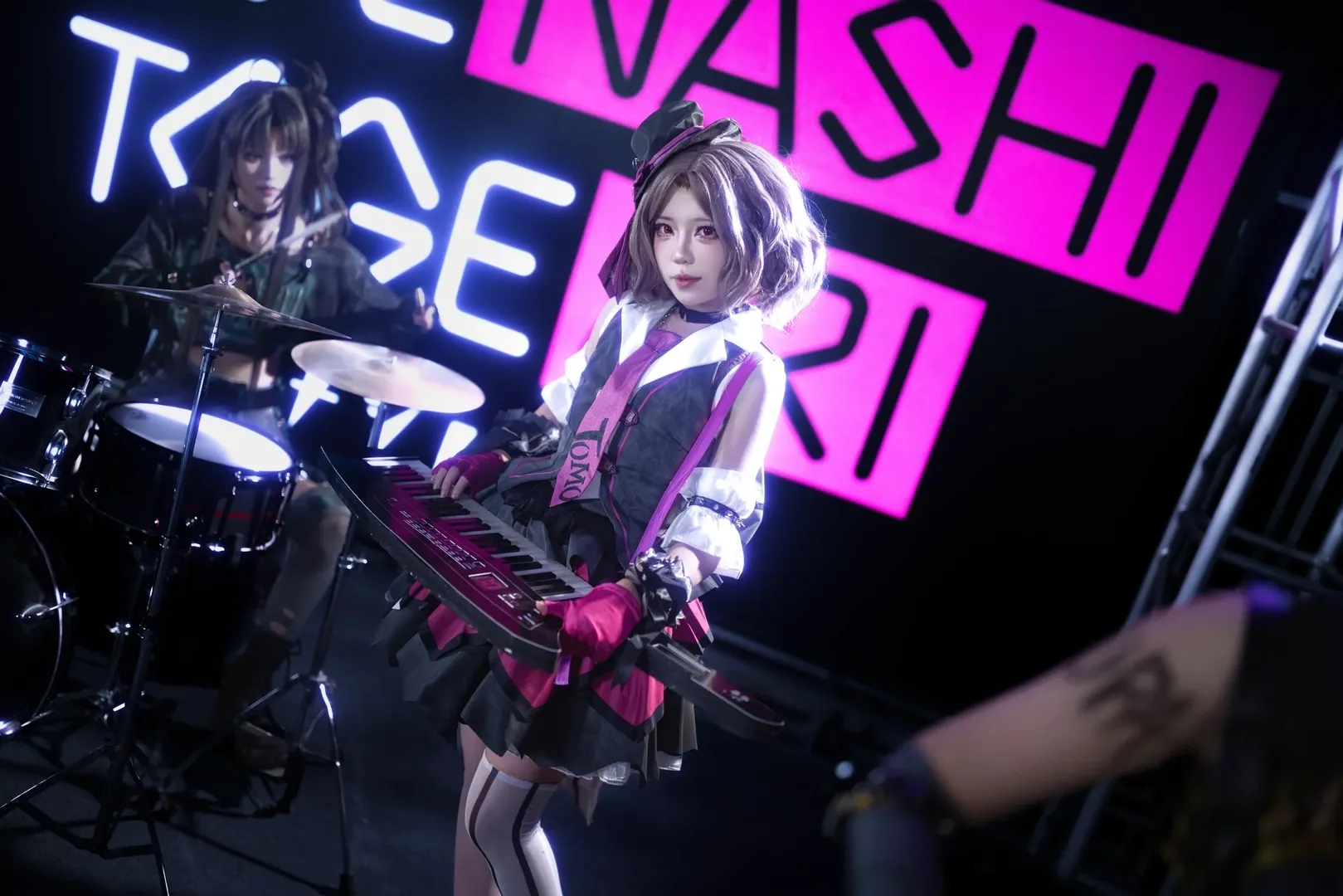黑丝, 哭泣少女乐队, 舞台cosplay, 海老冢智cos, 井芹仁菜 - 第8张
