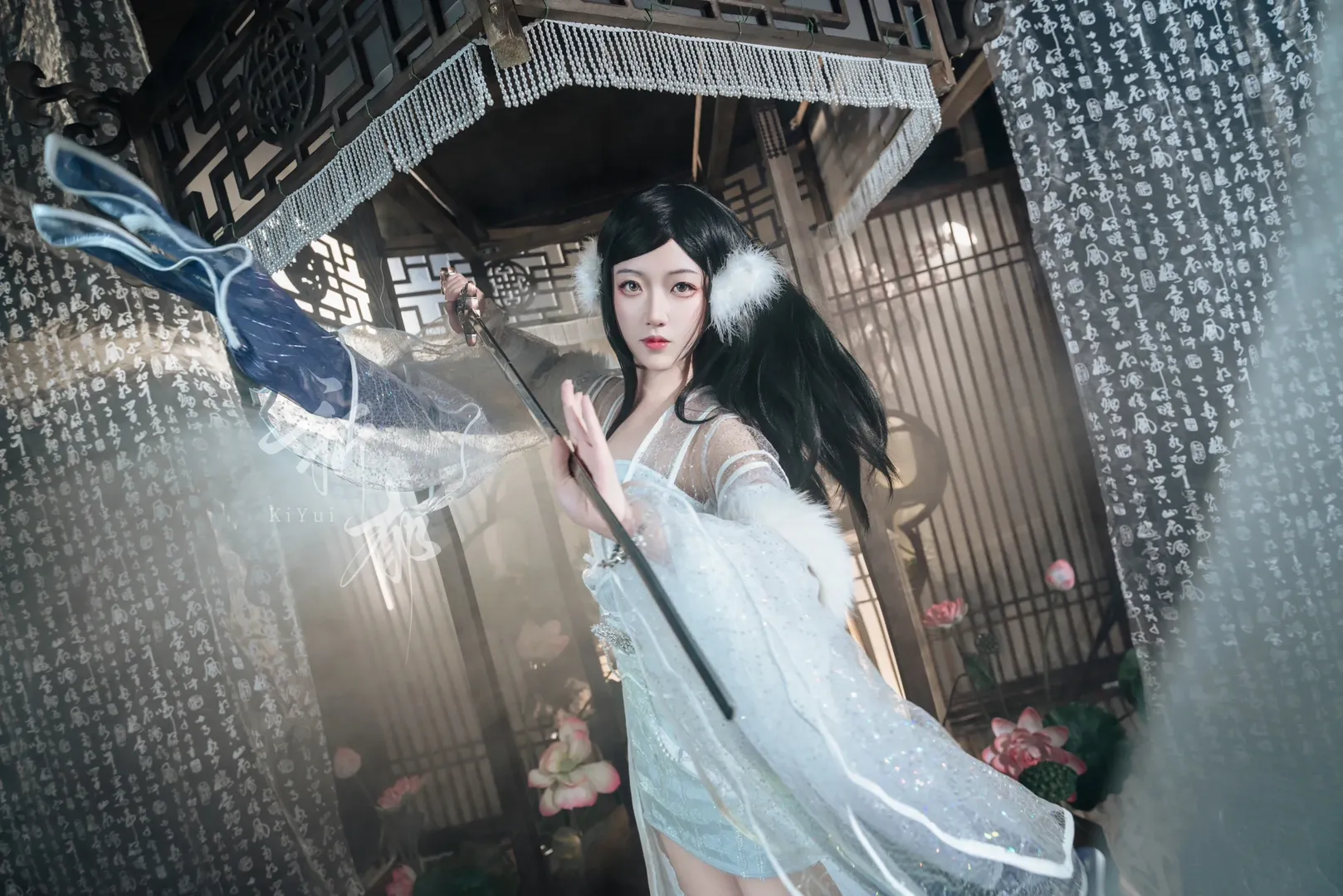 古风写真, 心王·独孤cos, 天涯明月刀OL, 丐帮·酌酒放歌, 天刀cosplay - 第6张