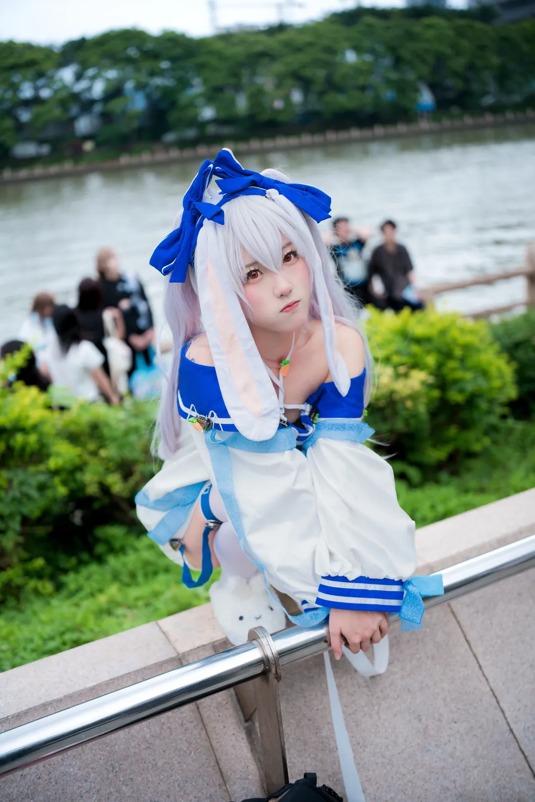 碧蓝航线, 萤火虫漫展, 拉菲cos, 二次元cosplay, 白丝腿环 - 第2张