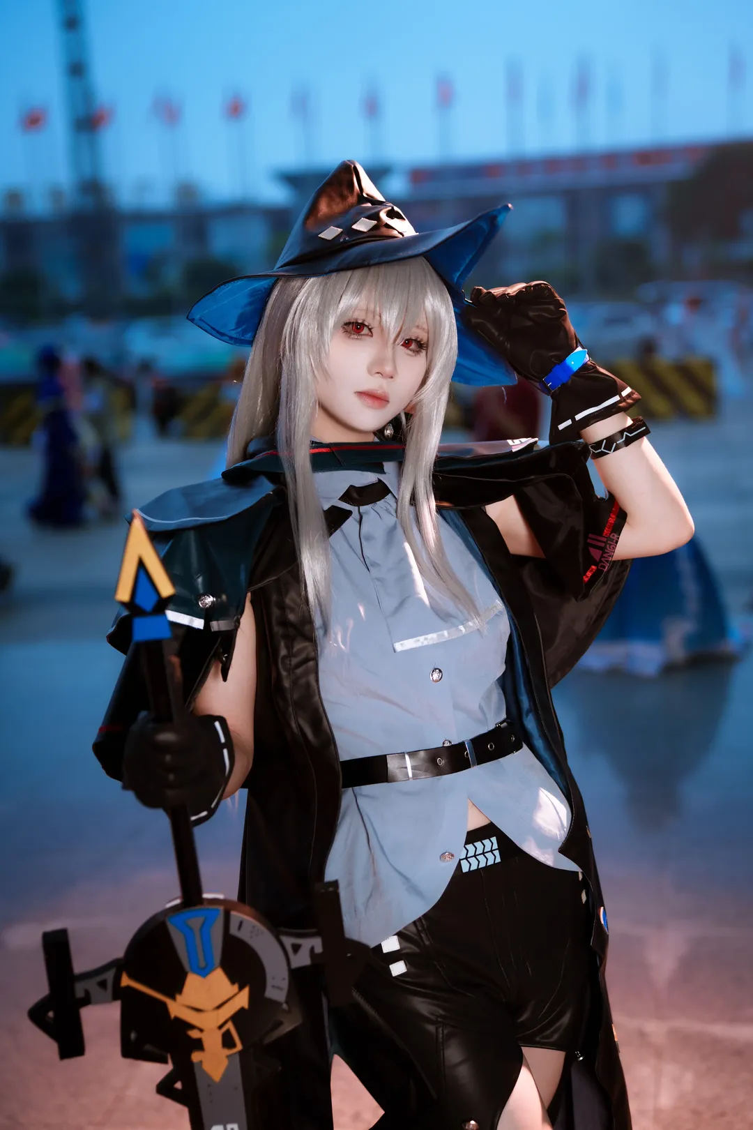 イベント写真, アークナイツ, ブルーアワー, スカジ コスプレ, コスプレ撮影