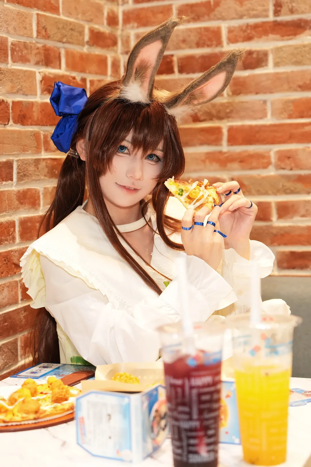 兔耳装扮, 明日方舟, 阿米娅cos, cosplay日常, 主题餐厅 - 第2张