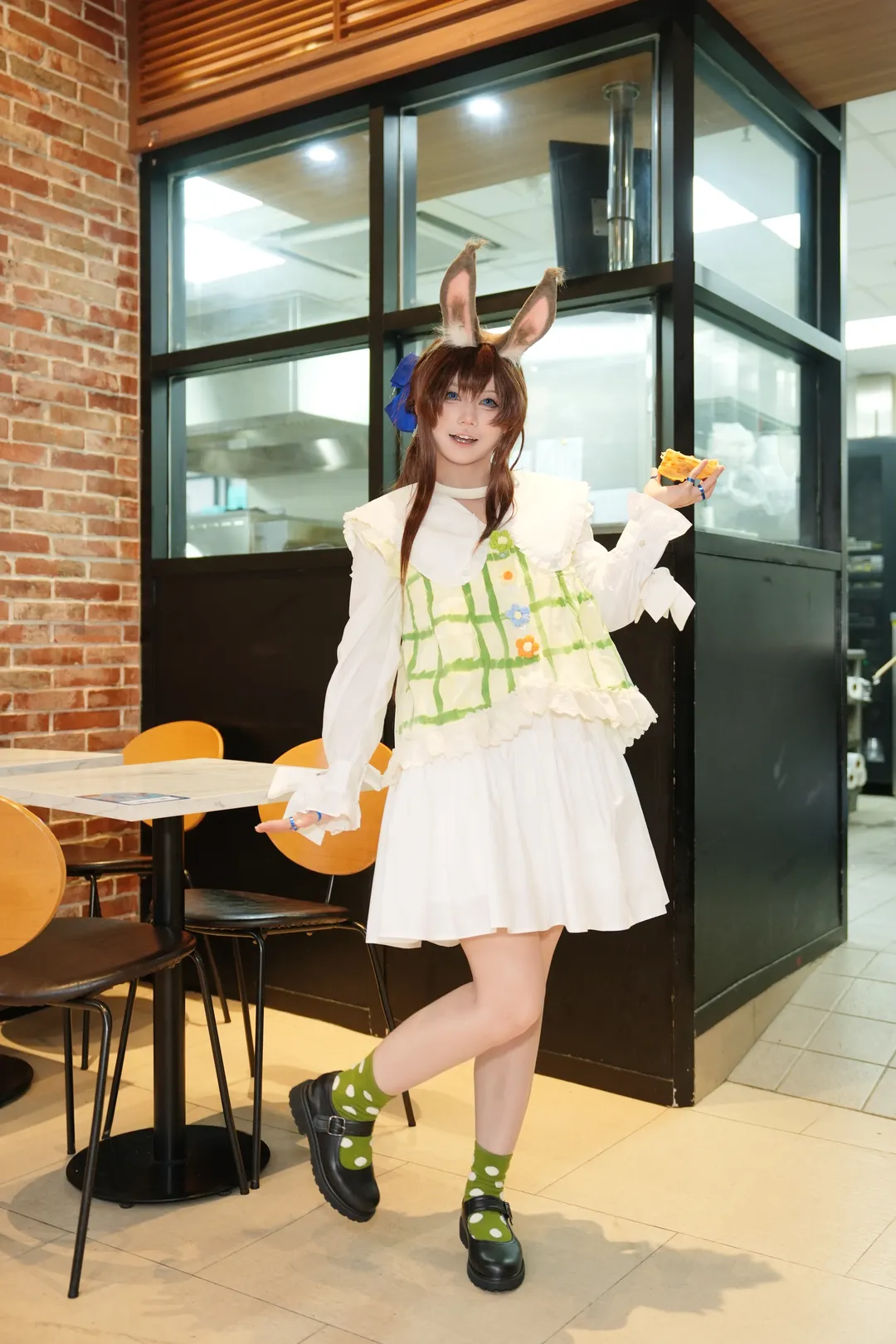 兔耳裝扮, 明日方舟, 阿米婭cos, cosplay日常, 主題餐廳
