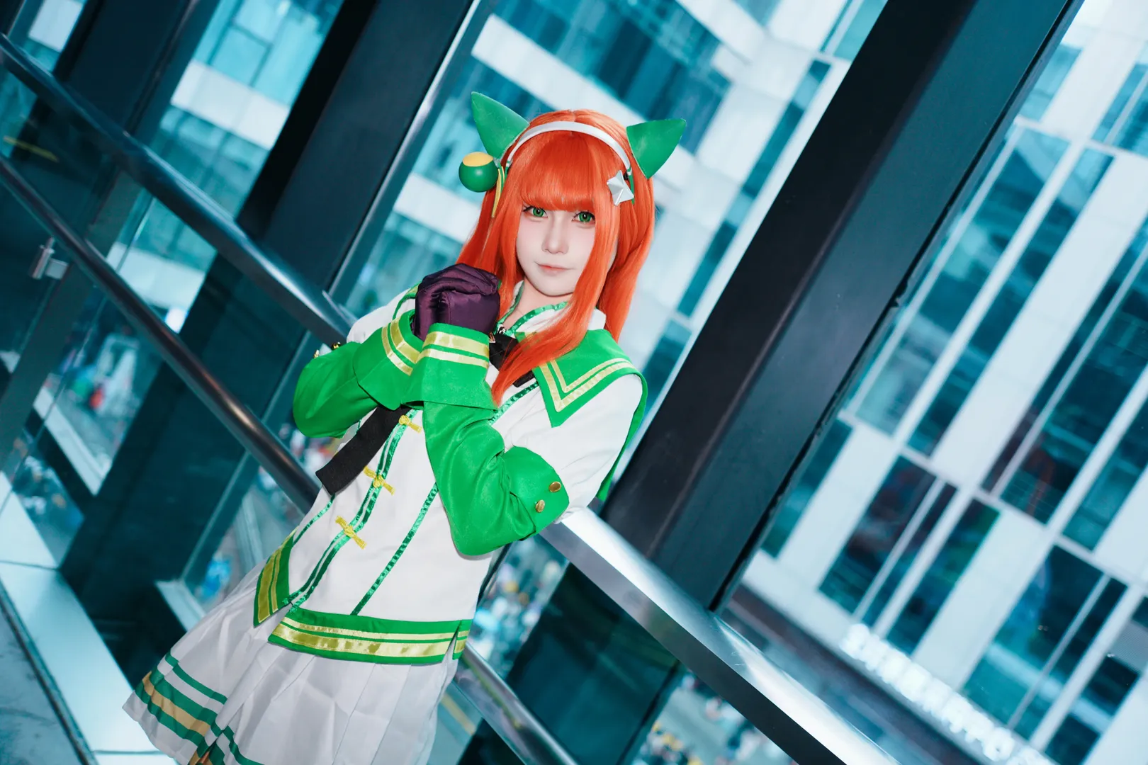 二次元, 黒ストッキング, コスプレ会場写真, ウマ娘 プリティーダービー, サイレンススズカ コスプレ - 10枚目