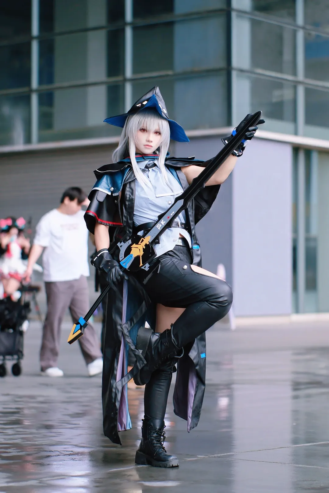 イベント写真, アークナイツ, スカジ コスプレ, コスプレイベント写真, タクティカルコーデ