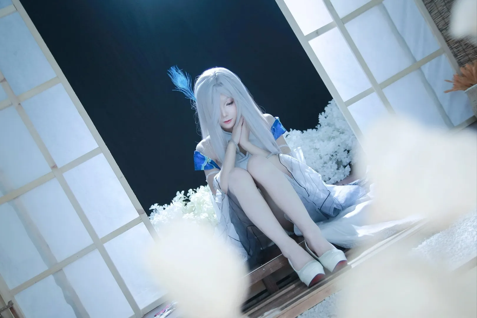 原神, cos正片, 申鹤cos, 雪山神女, 同人私设