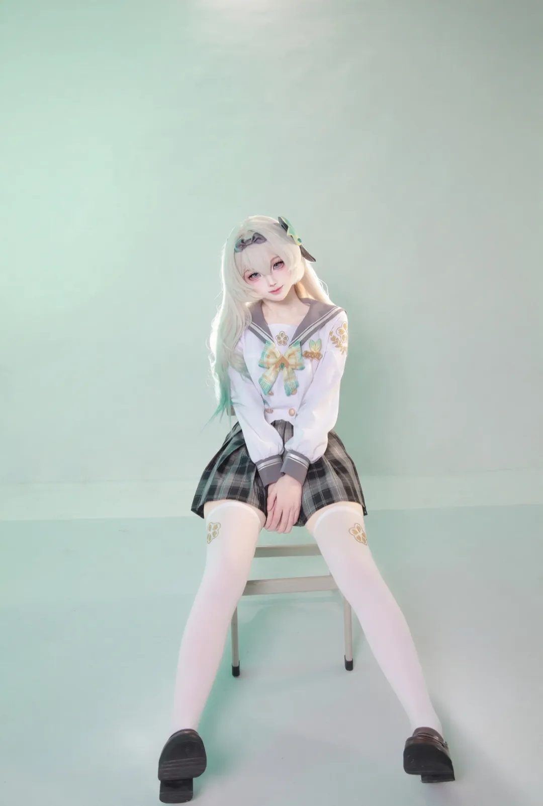 崩坏星穹铁道, 流萤cos, JK制服, 流萤春日手信, cosplay分享 - 第3张