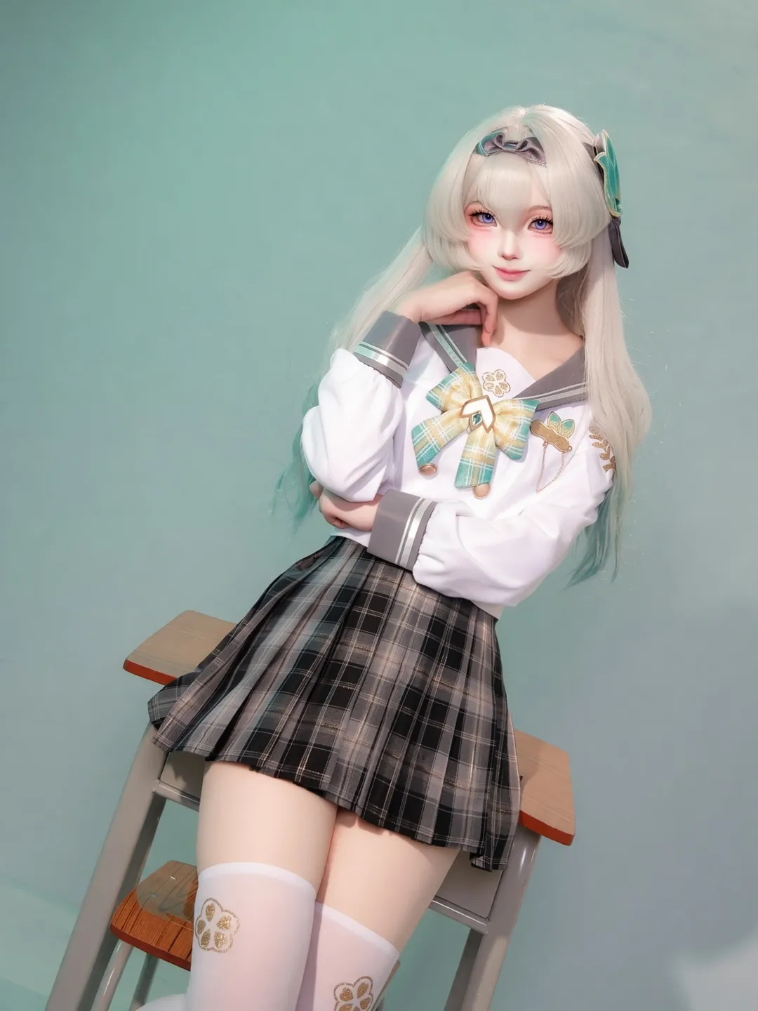 崩壞星穹鐵道, 流螢cos, JK制服, cosplay分享, 春日校園