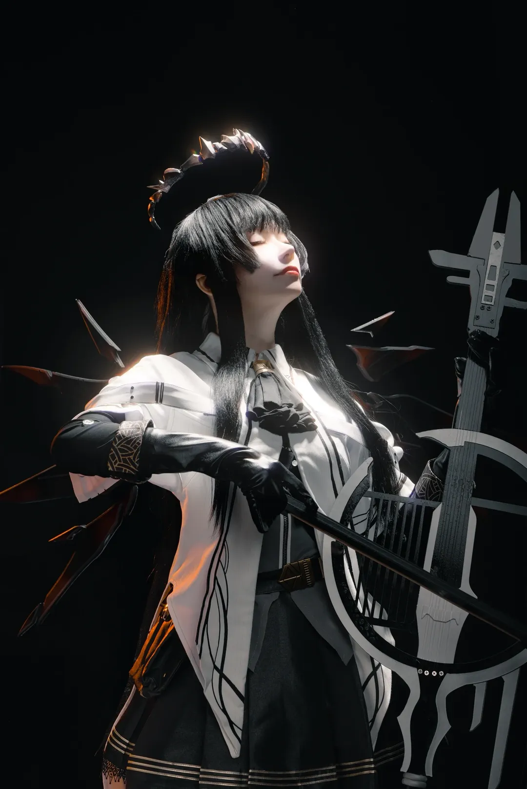 二次元撮影, ロケーション撮影, 赤髪スタイル, 杭州コスプレ撮影依頼, ライダース風コスプレ - 1枚目