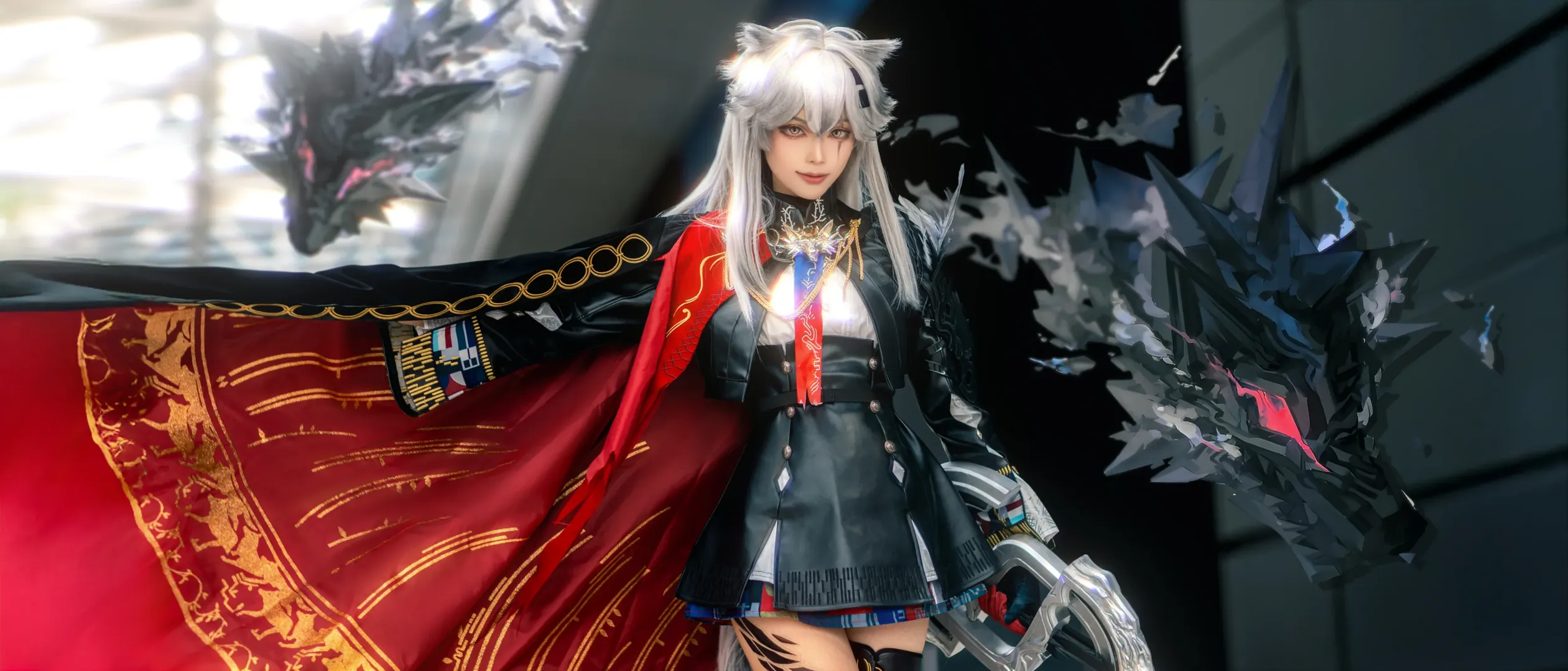 二次元撮影, ロケーション撮影, 赤髪スタイル, 杭州コスプレ撮影依頼, ライダース風コスプレ - 3枚目