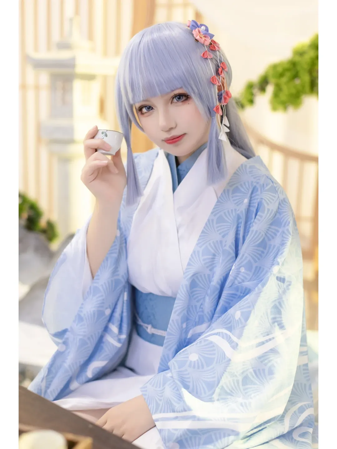 二次元, 原神, Cosplay摄影, 和风摄影, 神里绫华cos - 第3张