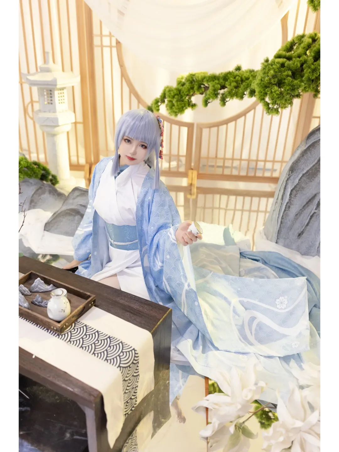 二次元, 原神, Cosplay摄影, 和风摄影, 神里绫华cos - 第6张