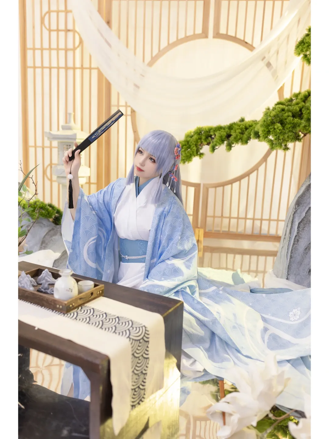 二次元, 原神, Cosplay摄影, 和风摄影, 神里绫华cos - 第7张