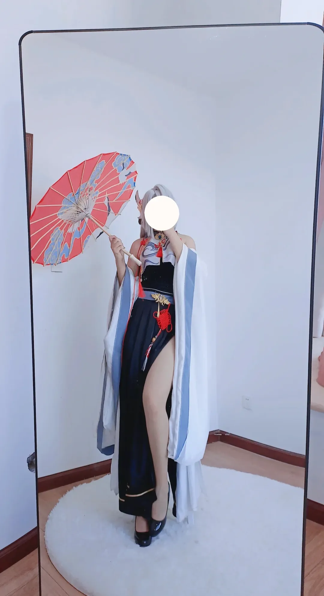 原神, 申鹤cos, 国风cosplay, 油纸伞道具, 小姨cos - 第4张