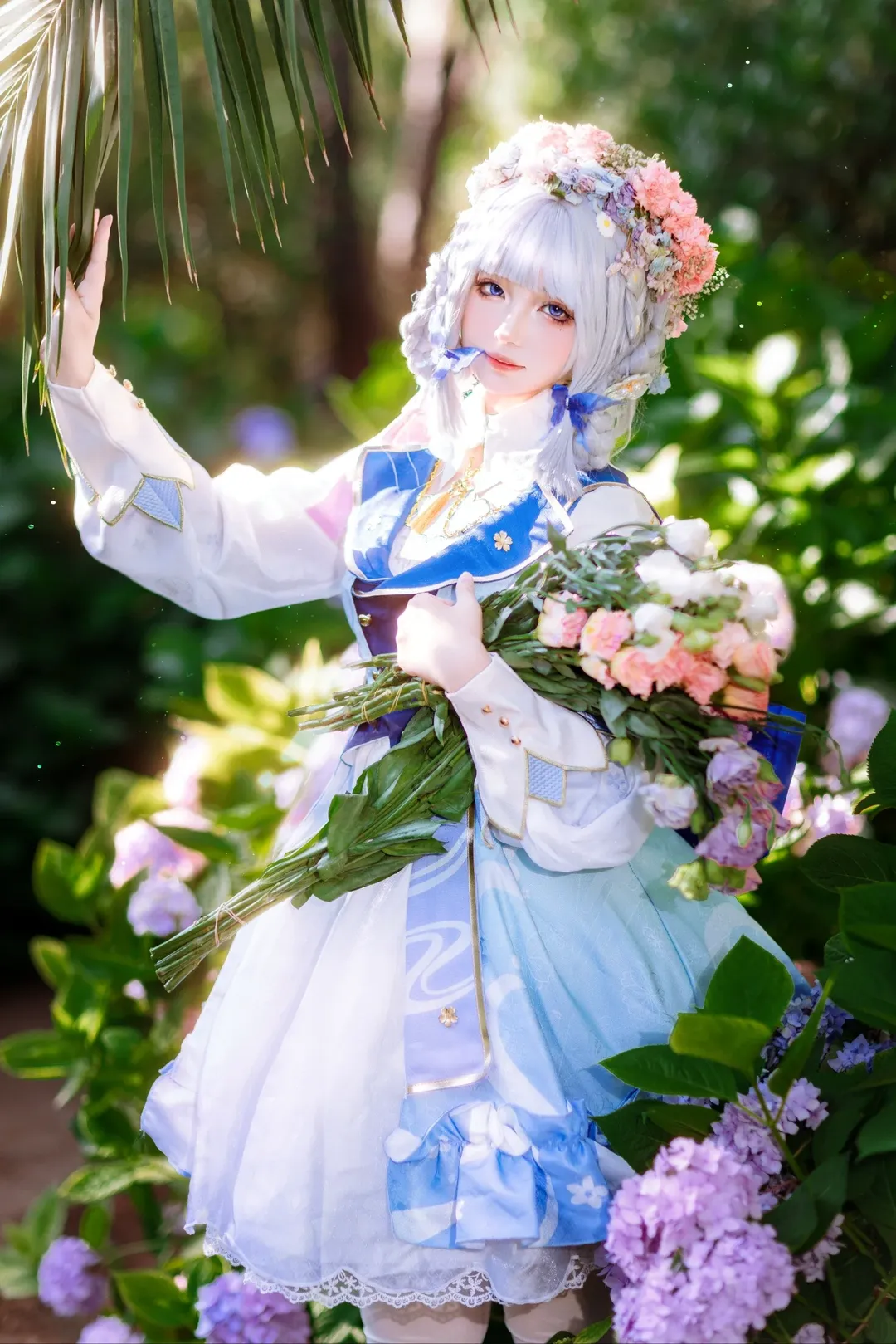 原神, 神裡綾華cos, 戶外cos, 踏青攝影, 森系cosplay