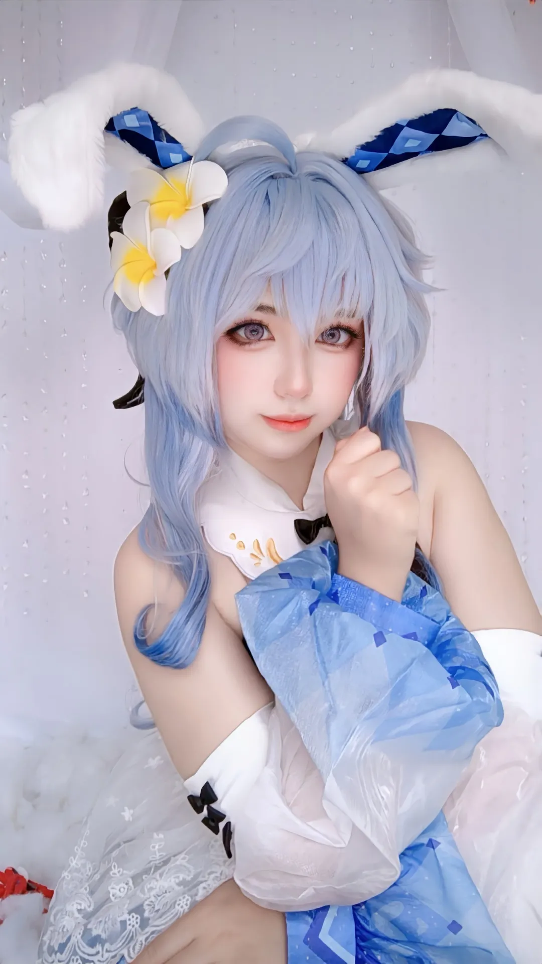 原神, 甘雨cos, 二次元摄影, cosplay穿搭, 兽耳娘 - 第1张
