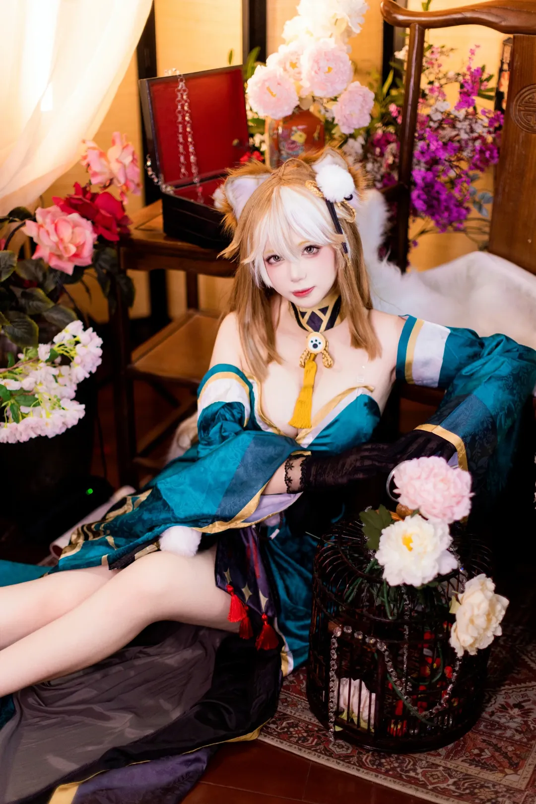 2D, Genshin Impact, cosplay, Animal ears, Miss Hina cosplay