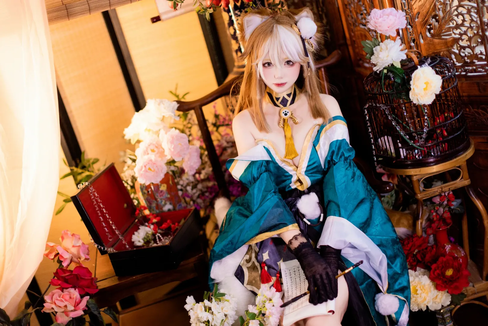 二次元, 原神, cosplay, 兽耳, 希娜小姐cos - 第2张