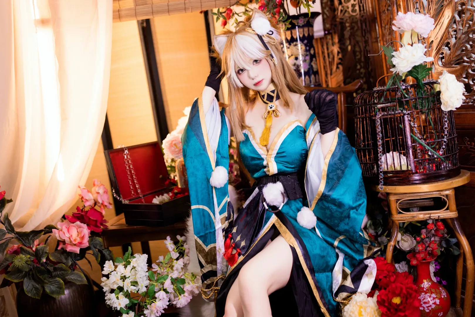 二次元, 原神, cosplay, 兽耳, 希娜小姐cos - 第3张