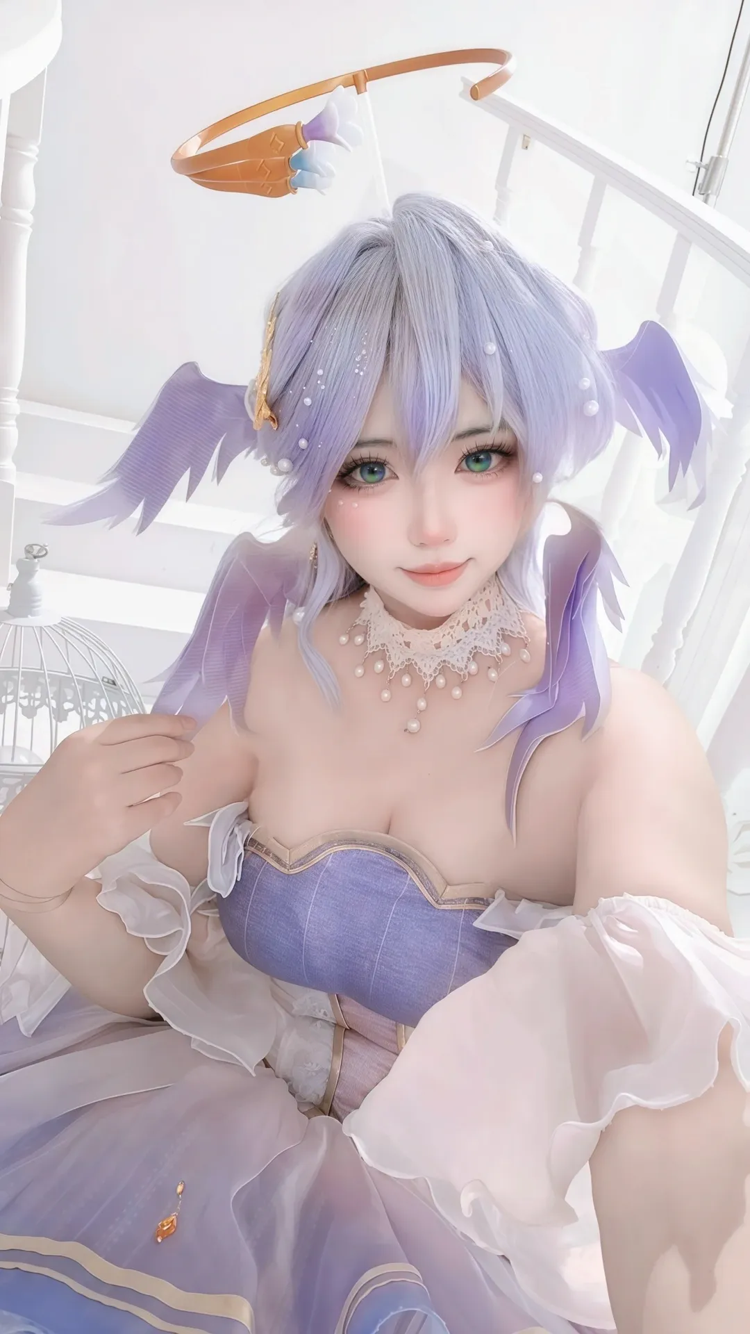 崩坏星穹铁道, 知更鸟cos, cosplay穿搭, 中秋佳节, 梦幻系摄影