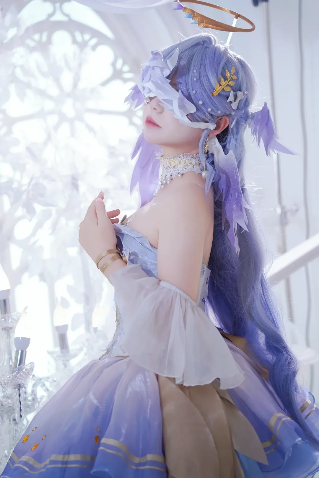 崩坏星穹铁道, 知更鸟cos, Coser日常, 蒙眼cosplay, 梦幻风Cos - 第1张