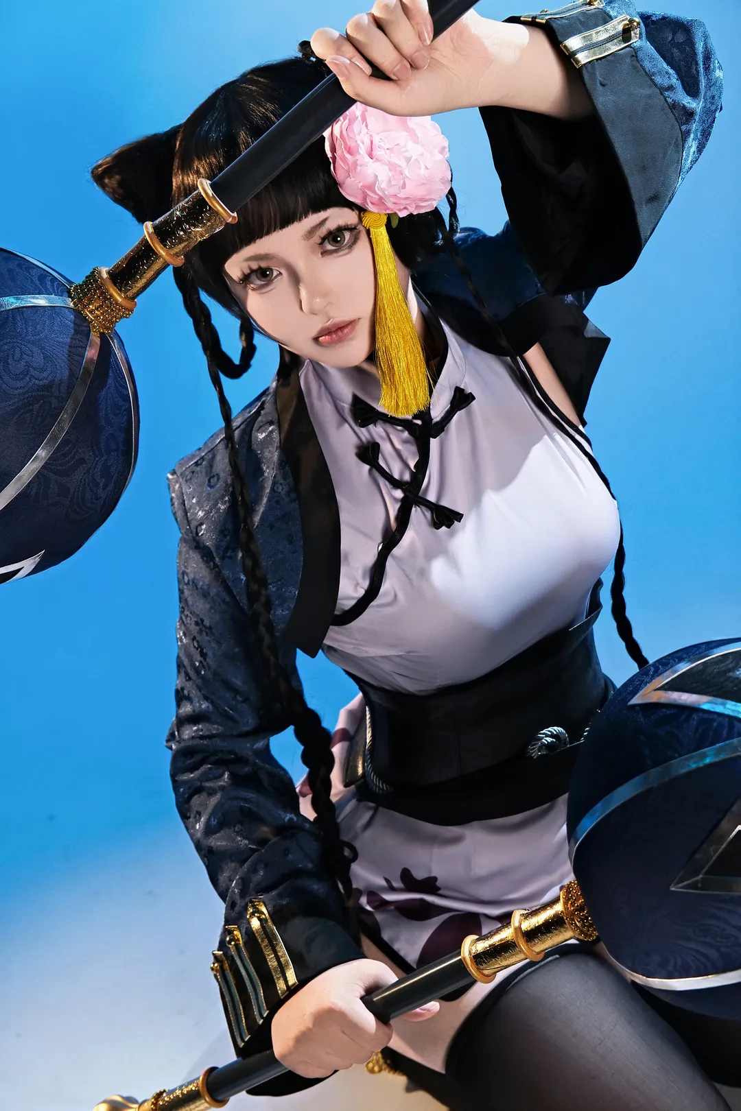 二次元, cosplay, 黑丝, 黑执事, 蓝猫cos - 第3张