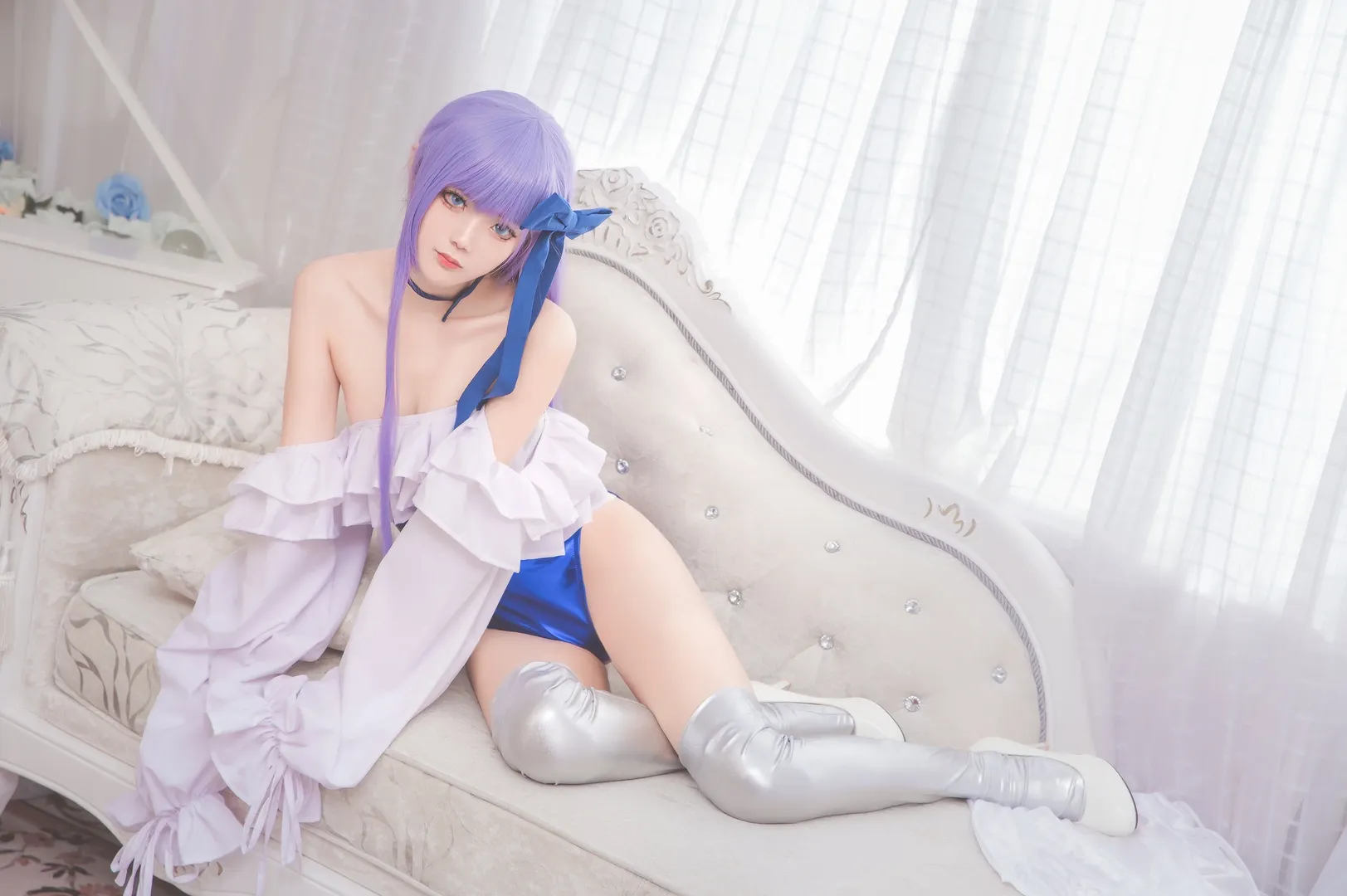 Fate/Grand Order, メルトリリスコスプレ, 水着メルト, FGOコスプレ, シルバータイツ コスプレ