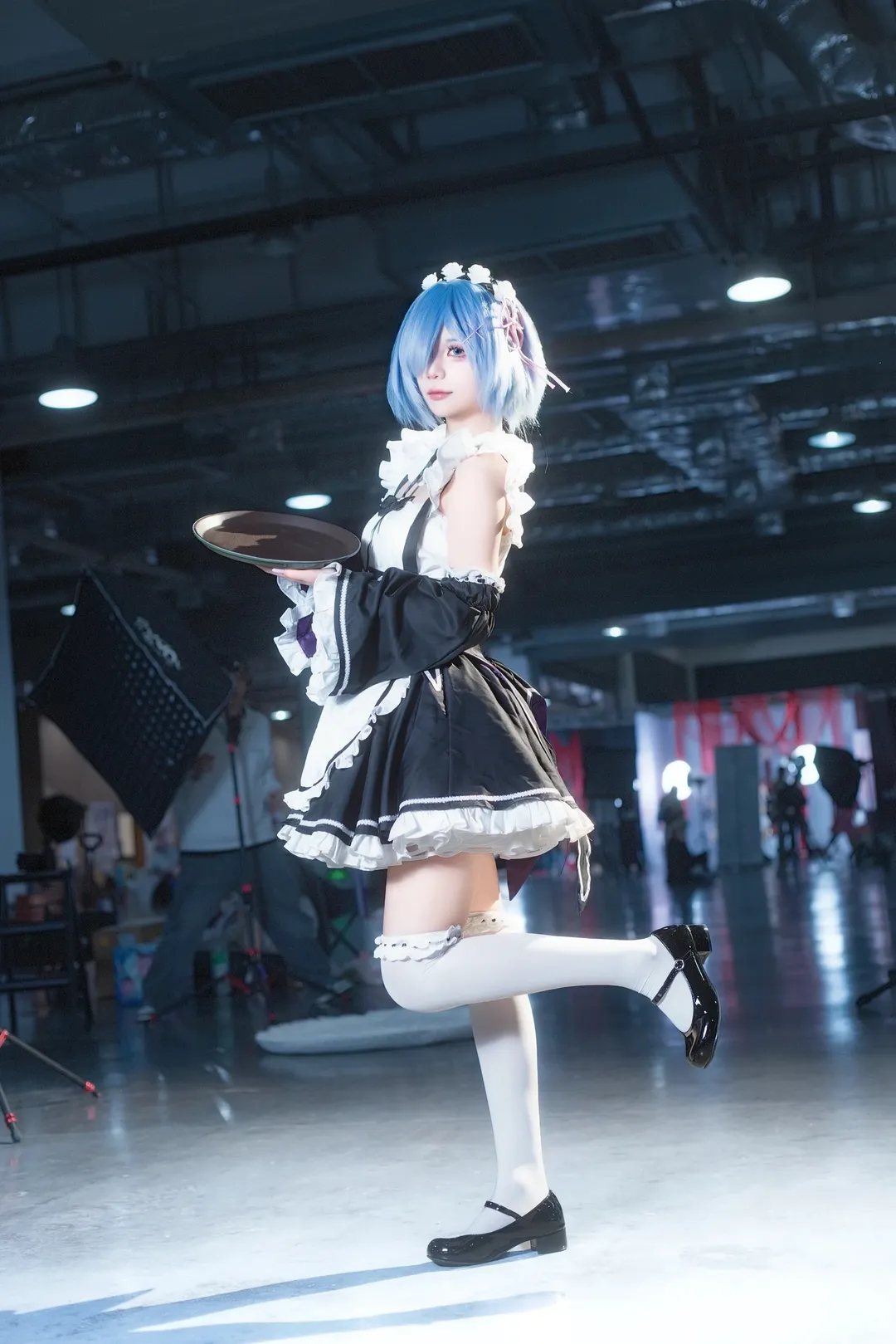 cosplay, 漫展場照, 蕾姆cos, 從零開始的異世界, 白絲 - 第4張