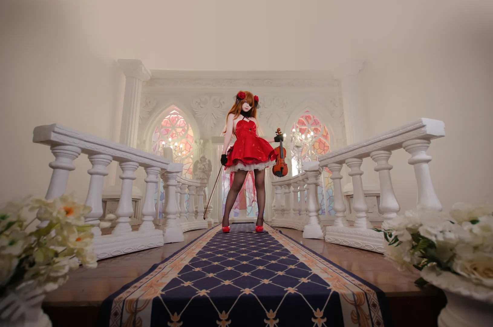 二次元コスプレ, アスカコスプレ, 新世紀エヴァンゲリオン, 黒ストッキング, 重慶コスプレ - 13枚目