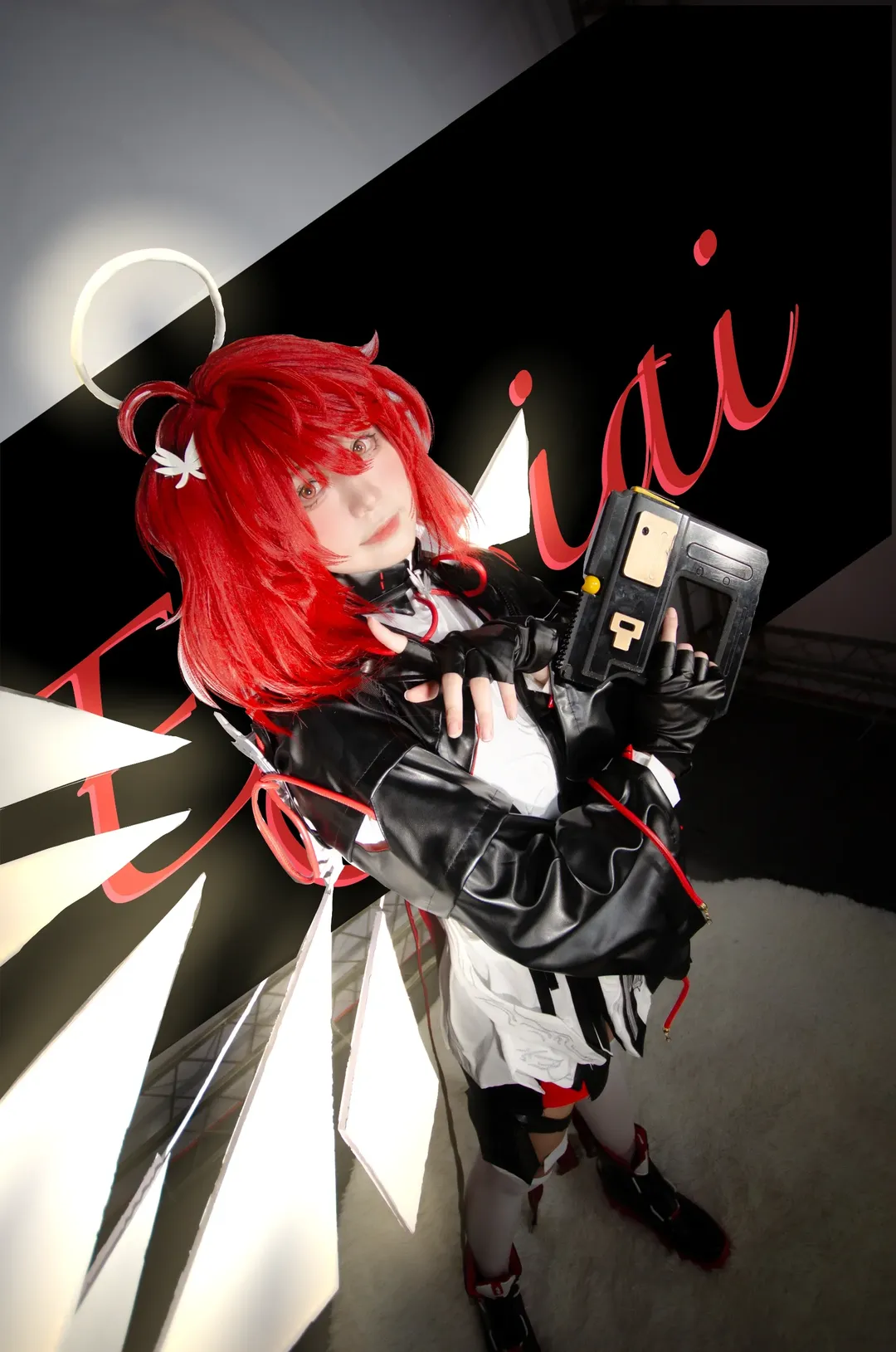 cosplay, 明日方舟, 新约能天使cos, 重庆cos, 丝袜cos