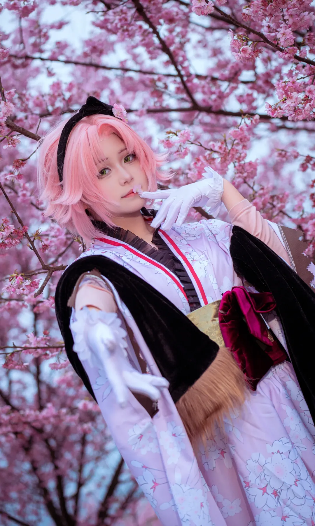 2次元少女, 桜の季節, 和風ロケーション, 重慶コスプレ, 春野サクラコスプレ - 1枚目