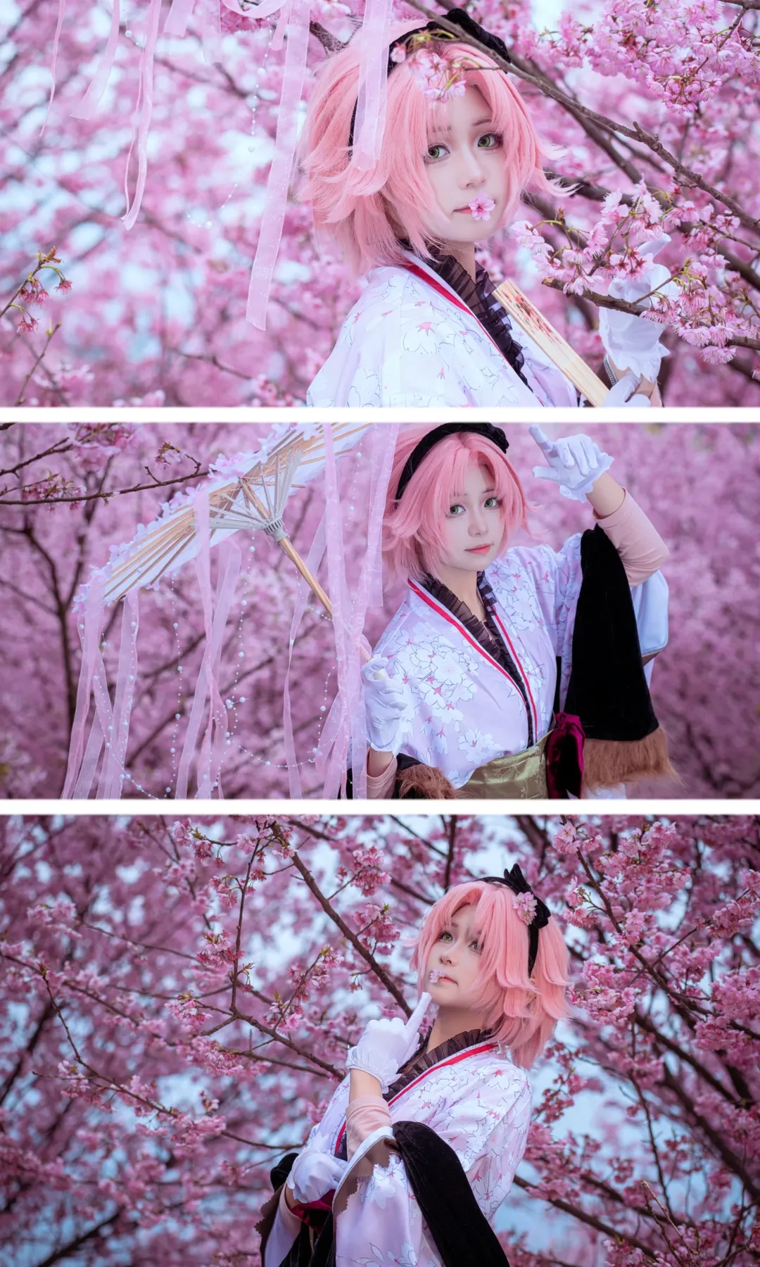 2次元少女, 桜の季節, 和風ロケーション, 重慶コスプレ, 春野サクラコスプレ - 2枚目