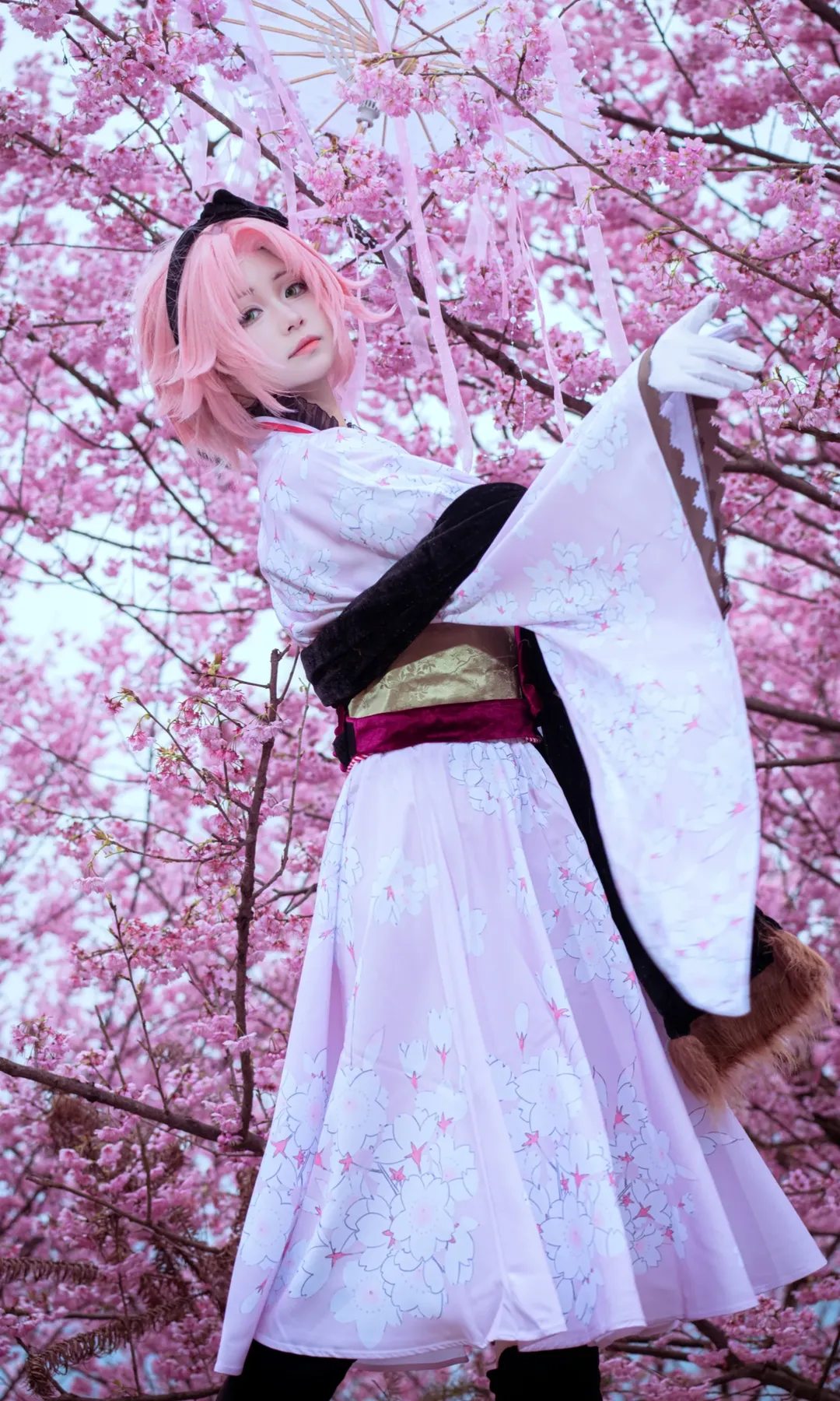2次元少女, 桜の季節, 和風ロケーション, 重慶コスプレ, 春野サクラコスプレ - 5枚目