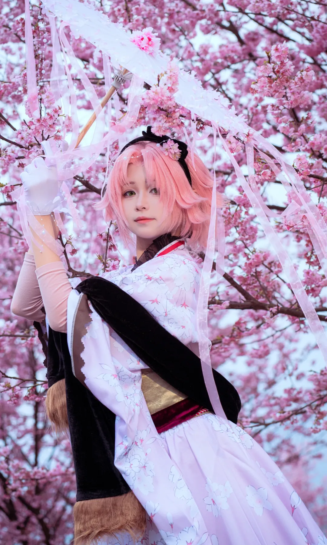2次元少女, 桜の季節, 和風ロケーション, 重慶コスプレ, 春野サクラコスプレ - 7枚目