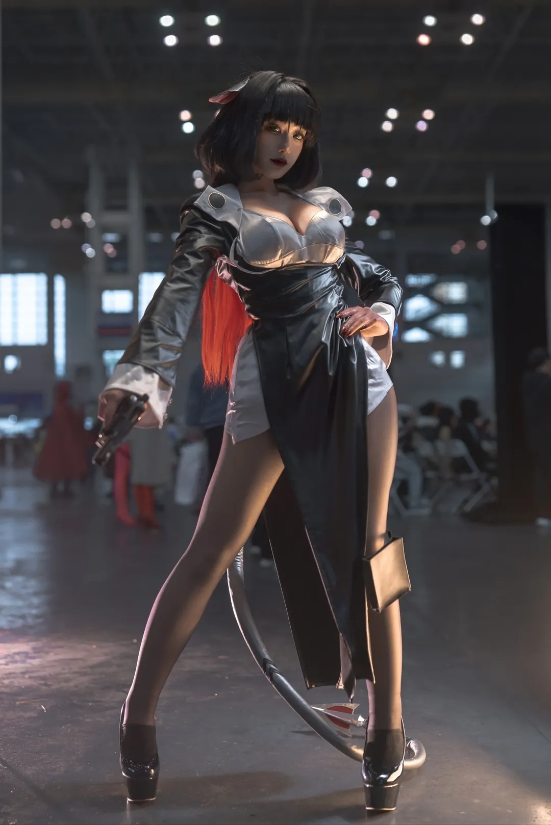 ゼンレスゾーンゼロ, イベント撮影, コスプレイベント写真, 黒タイツ コーデ, ジェーン・ドゥ コスプレ - 2枚目