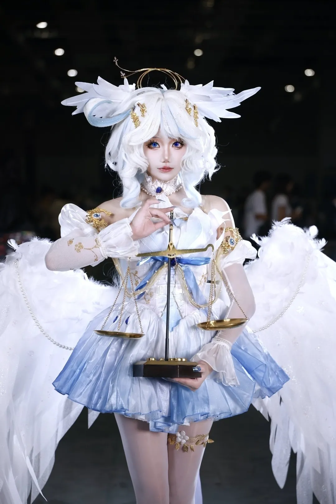 原神, 芙宁娜cos, 芙卡洛斯cos, CPSP漫展, 白丝cos