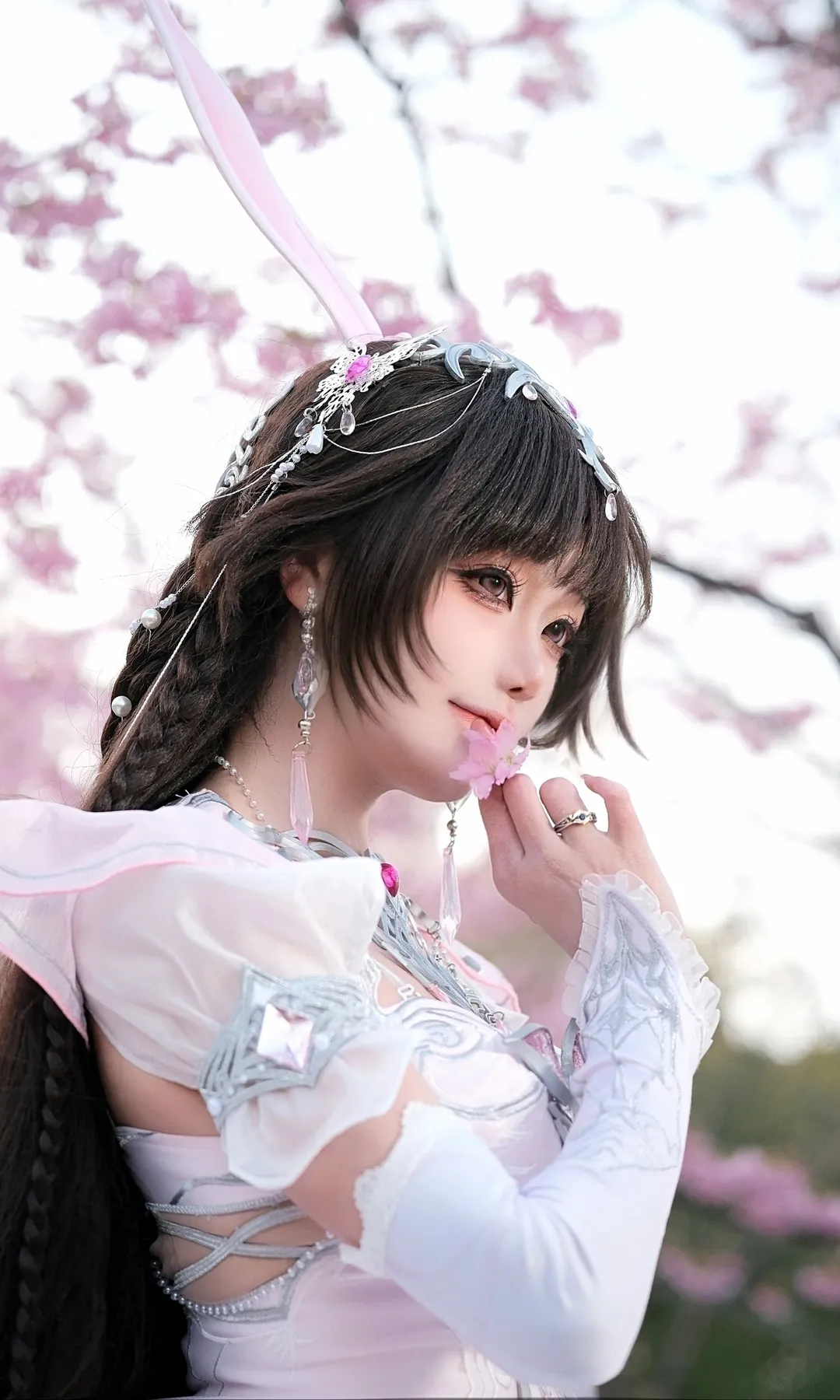 二次元cos, 斗罗大陆, 樱花外景, 小舞cos, 春日摄影 - 第1张