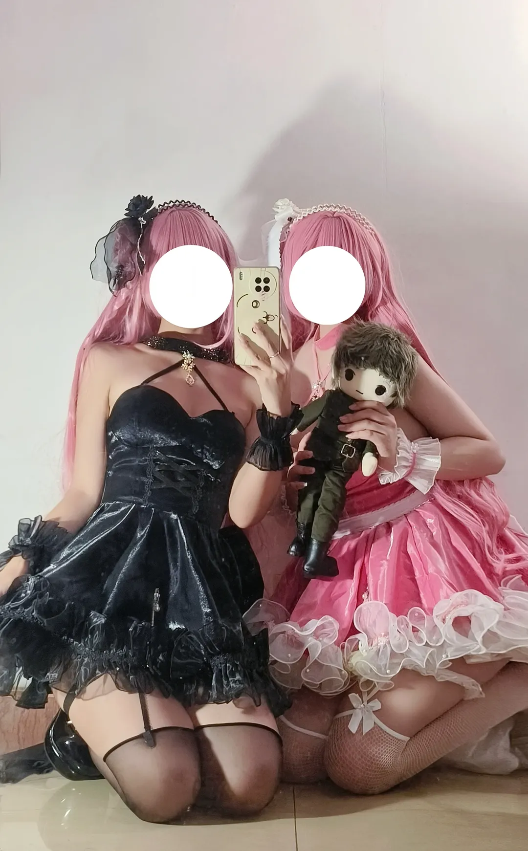 胜利女神妮姬, 胜利女神新的希望, 丝袜穿搭, 双人cosplay, doro cos - 第2张