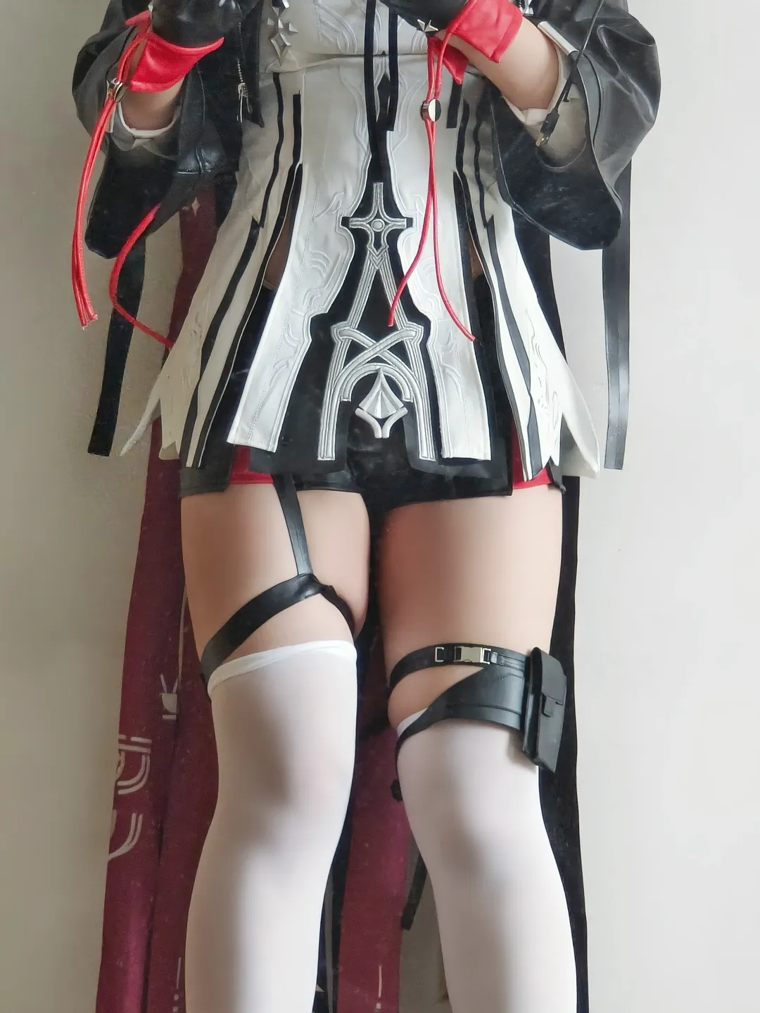 cosplay, 明日方舟, 新约能天使cos, 白丝, 腿环
