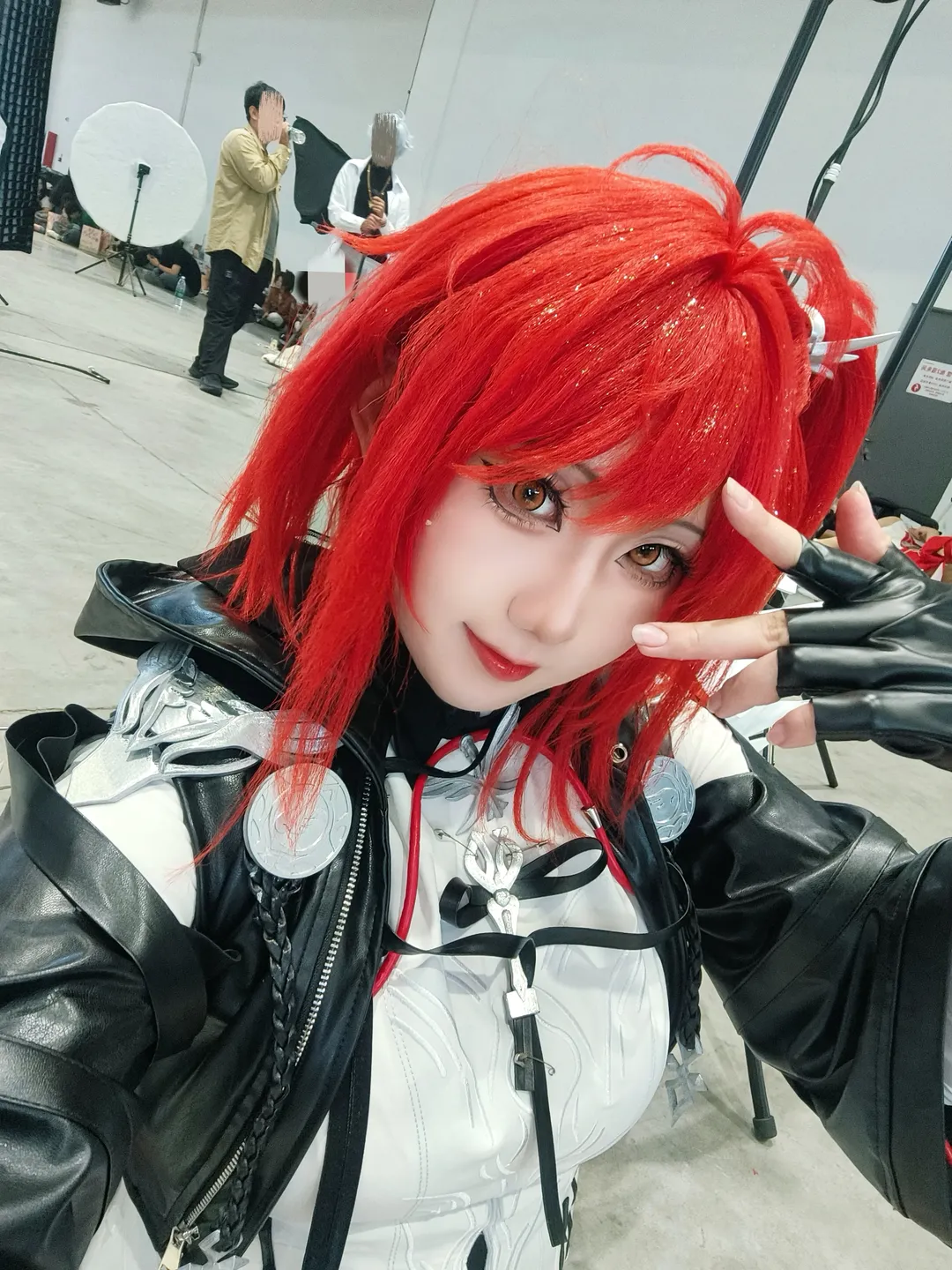 漫展返图, 明日方舟, 新约能天使cos, cosplay摄影, 二次元妆容