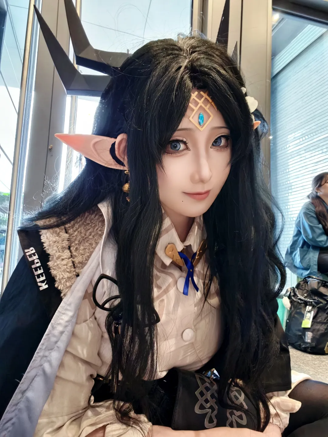 漫展返圖, 明日方舟, 精靈耳cos, 二次元Coser, 凜視cos