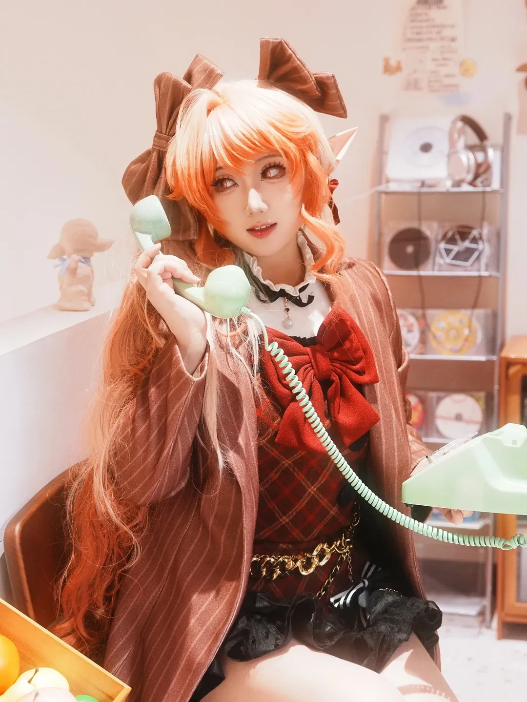 cosplay, 明日方舟, 复古风, 精灵耳, 萌萌香cos