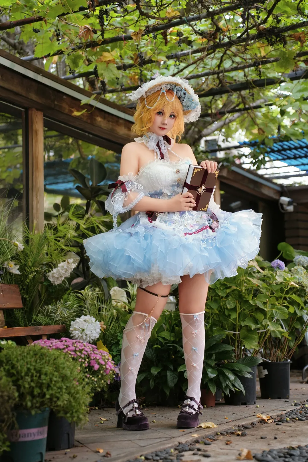 角色扮演, 东方, 白丝穿搭, 爱丽丝玛格特罗依德cos, Lolita洋装