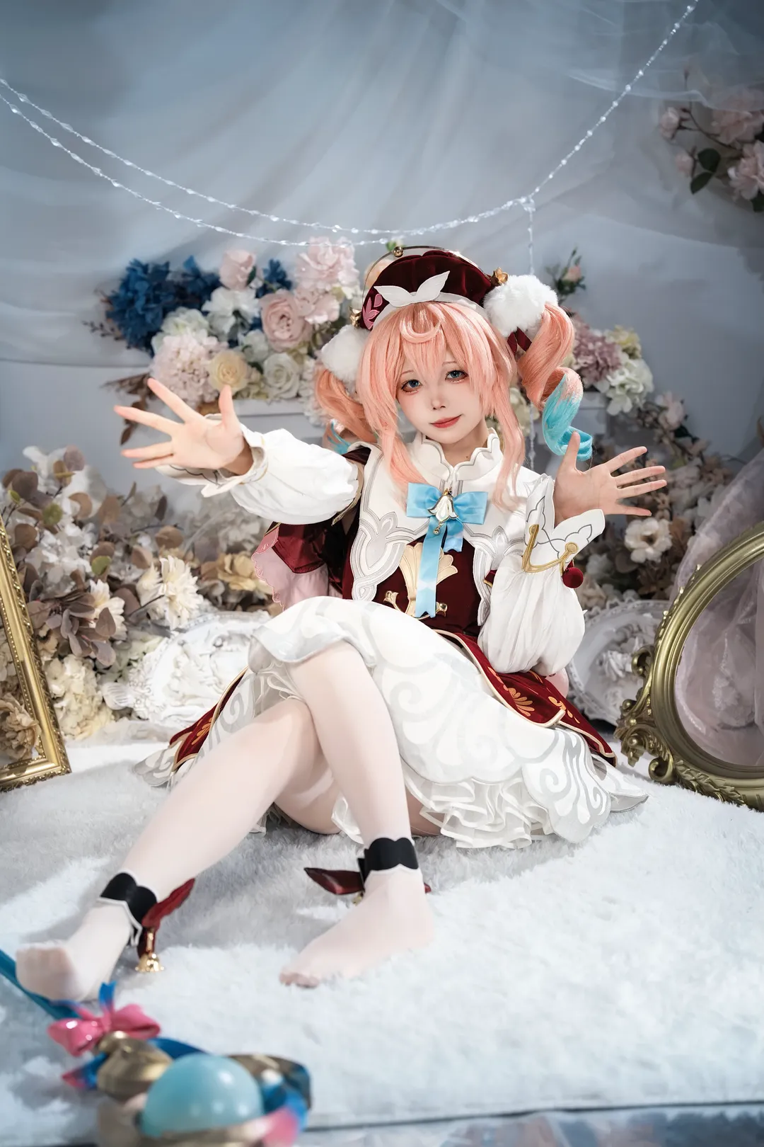 二次元, 崩坏星穹铁道, 风堇cos, 白丝cos, 软妹穿搭 - 第3张