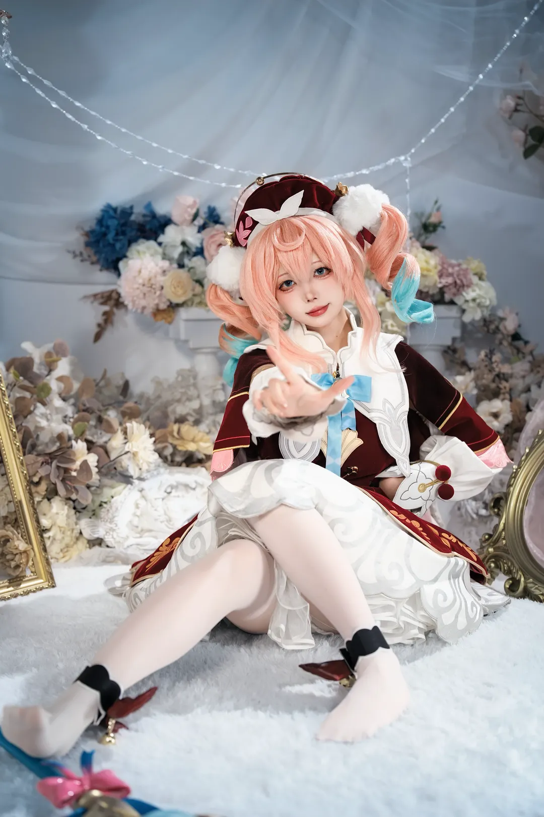 二次元, 崩坏星穹铁道, 风堇cos, 白丝cos, 软妹穿搭 - 第4张